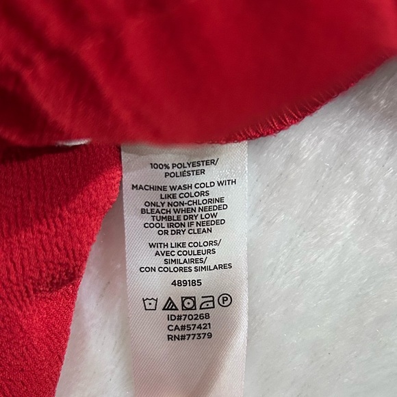 LOFT Red Paperbag Waist Pants NWT Size Small - Picture 13 of 14